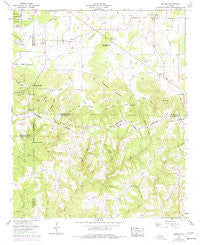 Massey Alabama Historical topographic map, 1:24000 scale, 7.5 X 7.5 Minute, Year 1960