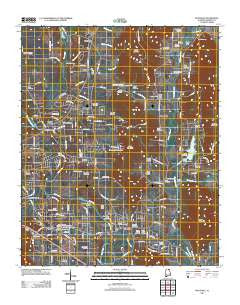 Maysville Alabama Historical topographic map, 1:24000 scale, 7.5 X 7.5 Minute, Year 2011