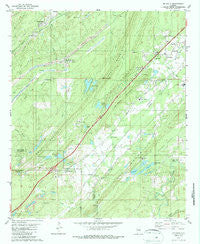 Mc Calla Alabama Historical topographic map, 1:24000 scale, 7.5 X 7.5 Minute, Year 1980