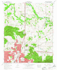 Meridianville Alabama Historical topographic map, 1:24000 scale, 7.5 X 7.5 Minute, Year 1964