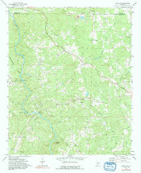 Micaville Alabama Historical topographic map, 1:24000 scale, 7.5 X 7.5 Minute, Year 1970