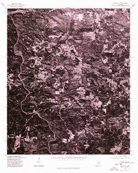 Micaville Alabama Historical topographic map, 1:24000 scale, 7.5 X 7.5 Minute, Year 1975