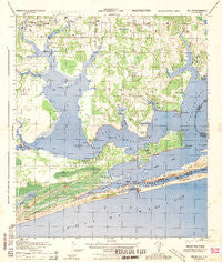 Miflin Alabama Historical topographic map, 1:25000 scale, 7.5 X 7.5 Minute, Year 1944