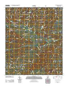 Millerville Alabama Historical topographic map, 1:24000 scale, 7.5 X 7.5 Minute, Year 2011