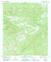 Millerville Alabama Historical topographic map, 1:24000 scale, 7.5 X 7.5 Minute, Year 1969