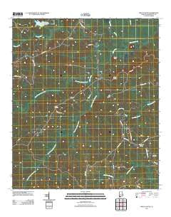Millry South Alabama Historical topographic map, 1:24000 scale, 7.5 X 7.5 Minute, Year 2011