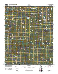 Milltown Alabama Historical topographic map, 1:24000 scale, 7.5 X 7.5 Minute, Year 2011
