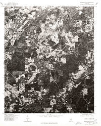 Montevallo SE Alabama Historical topographic map, 1:24000 scale, 7.5 X 7.5 Minute, Year 1975
