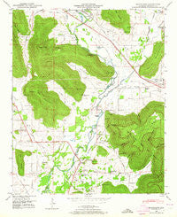 Moontown Alabama Historical topographic map, 1:24000 scale, 7.5 X 7.5 Minute, Year 1948