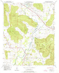 Moontown Alabama Historical topographic map, 1:24000 scale, 7.5 X 7.5 Minute, Year 1948