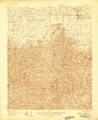 Moulton Alabama Historical topographic map, 1:48000 scale, 15 X 15 Minute, Year 1936