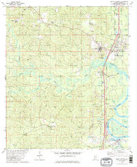 Mount Vernon Alabama Historical topographic map, 1:24000 scale, 7.5 X 7.5 Minute, Year 1982