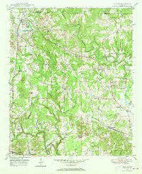 Nauvoo Alabama Historical topographic map, 1:24000 scale, 7.5 X 7.5 Minute, Year 1949