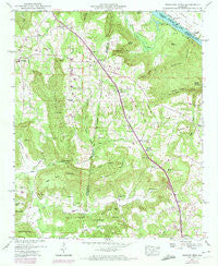 Newsome Sinks Alabama Historical topographic map, 1:24000 scale, 7.5 X 7.5 Minute, Year 1947