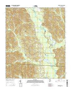 Newtonville Alabama Current topographic map, 1:24000 scale, 7.5 X 7.5 Minute, Year 2014