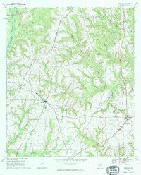 Newville Alabama Historical topographic map, 1:24000 scale, 7.5 X 7.5 Minute, Year 1969