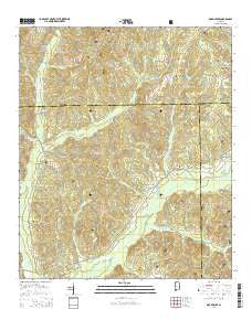 Oakmulgee Alabama Current topographic map, 1:24000 scale, 7.5 X 7.5 Minute, Year 2014