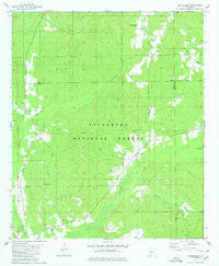 Oakmulgee Alabama Historical topographic map, 1:24000 scale, 7.5 X 7.5 Minute, Year 1980