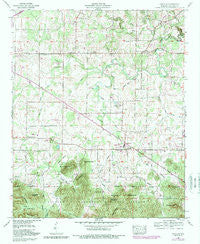 Oakville Alabama Historical topographic map, 1:24000 scale, 7.5 X 7.5 Minute, Year 1960