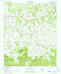 Oakville Alabama Historical topographic map, 1:24000 scale, 7.5 X 7.5 Minute, Year 1960