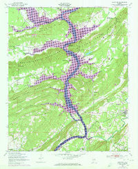Ohatchee Alabama Historical topographic map, 1:24000 scale, 7.5 X 7.5 Minute, Year 1949