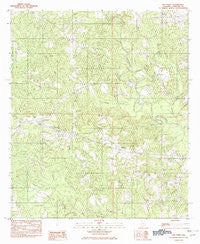 Old Town Alabama Historical topographic map, 1:24000 scale, 7.5 X 7.5 Minute, Year 1982