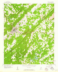 Oneonta Alabama Historical topographic map, 1:24000 scale, 7.5 X 7.5 Minute, Year 1958