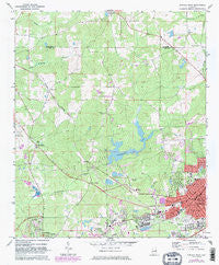 Opelika West Alabama Historical topographic map, 1:24000 scale, 7.5 X 7.5 Minute, Year 1971