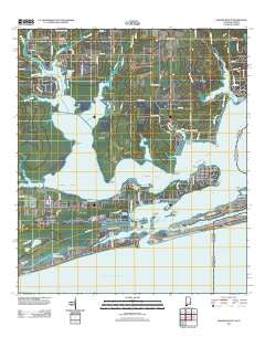 Orange Beach Alabama Historical topographic map, 1:24000 scale, 7.5 X 7.5 Minute, Year 2011