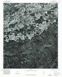 Oxford Alabama Historical topographic map, 1:24000 scale, 7.5 X 7.5 Minute, Year 1975