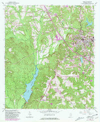 Ozark Alabama Historical topographic map, 1:24000 scale, 7.5 X 7.5 Minute, Year 1960