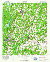 Ozark Alabama Historical topographic map, 1:62500 scale, 15 X 15 Minute, Year 1950