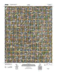 Painter Alabama Historical topographic map, 1:24000 scale, 7.5 X 7.5 Minute, Year 2011