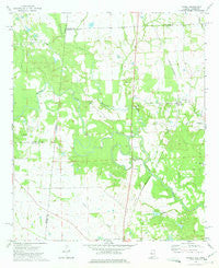 Panola Alabama Historical topographic map, 1:24000 scale, 7.5 X 7.5 Minute, Year 1973