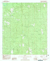 Parker Springs Alabama Historical topographic map, 1:24000 scale, 7.5 X 7.5 Minute, Year 1982