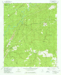 Pea Ridge Alabama Historical topographic map, 1:24000 scale, 7.5 X 7.5 Minute, Year 1979