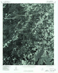Pell City Alabama Historical topographic map, 1:24000 scale, 7.5 X 7.5 Minute, Year 1975