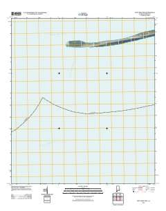 Petit Bois Pass Alabama Historical topographic map, 1:24000 scale, 7.5 X 7.5 Minute, Year 2011