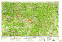 Phenix City Alabama Historical topographic map, 1:250000 scale, 1 X 2 Degree, Year 1958
