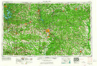 Phenix City Alabama Historical topographic map, 1:250000 scale, 1 X 2 Degree, Year 1955