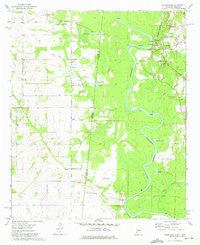 Pickensville Alabama Historical topographic map, 1:24000 scale, 7.5 X 7.5 Minute, Year 1974