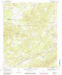 Piedmont NW Alabama Historical topographic map, 1:24000 scale, 7.5 X 7.5 Minute, Year 1967