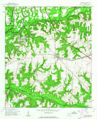 Pinckard Alabama Historical topographic map, 1:24000 scale, 7.5 X 7.5 Minute, Year 1960