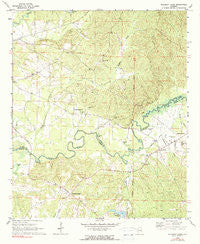 Pleasant Ridge Alabama Historical topographic map, 1:24000 scale, 7.5 X 7.5 Minute, Year 1970