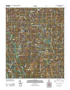 Poplar Springs Alabama Historical topographic map, 1:24000 scale, 7.5 X 7.5 Minute, Year 2011
