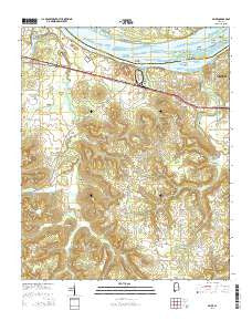 Pride Alabama Current topographic map, 1:24000 scale, 7.5 X 7.5 Minute, Year 2014