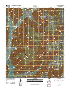 Princeton Alabama Historical topographic map, 1:24000 scale, 7.5 X 7.5 Minute, Year 2011