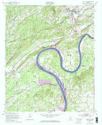 Ragland Alabama Historical topographic map, 1:24000 scale, 7.5 X 7.5 Minute, Year 1947