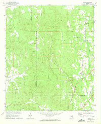 Ralph Alabama Historical topographic map, 1:24000 scale, 7.5 X 7.5 Minute, Year 1970