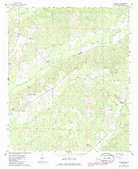 Reform SW Alabama Historical topographic map, 1:24000 scale, 7.5 X 7.5 Minute, Year 1966